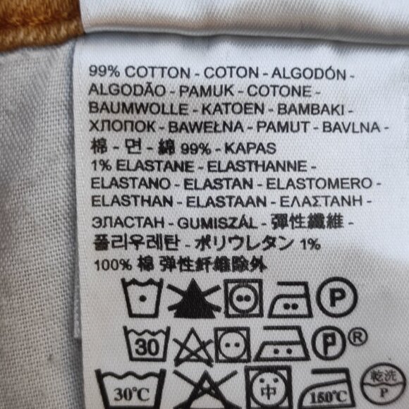 Levi's jeans woman's size 12/W31 desert brown colour High-rise Skinny - Picture 8 of 14